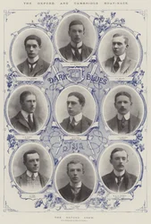 De Oxford en Cambridge bootrace, de Oxford bemanning